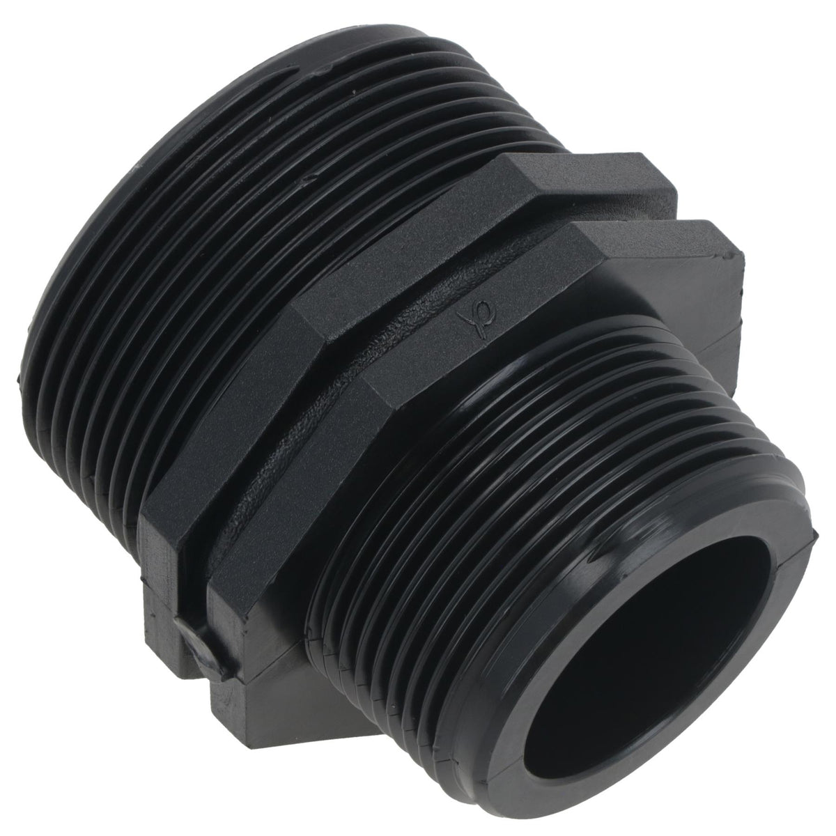 Polypropylene PP Male Threaded Pipe Reducing Nipple 2in x 1-1/2in BSP