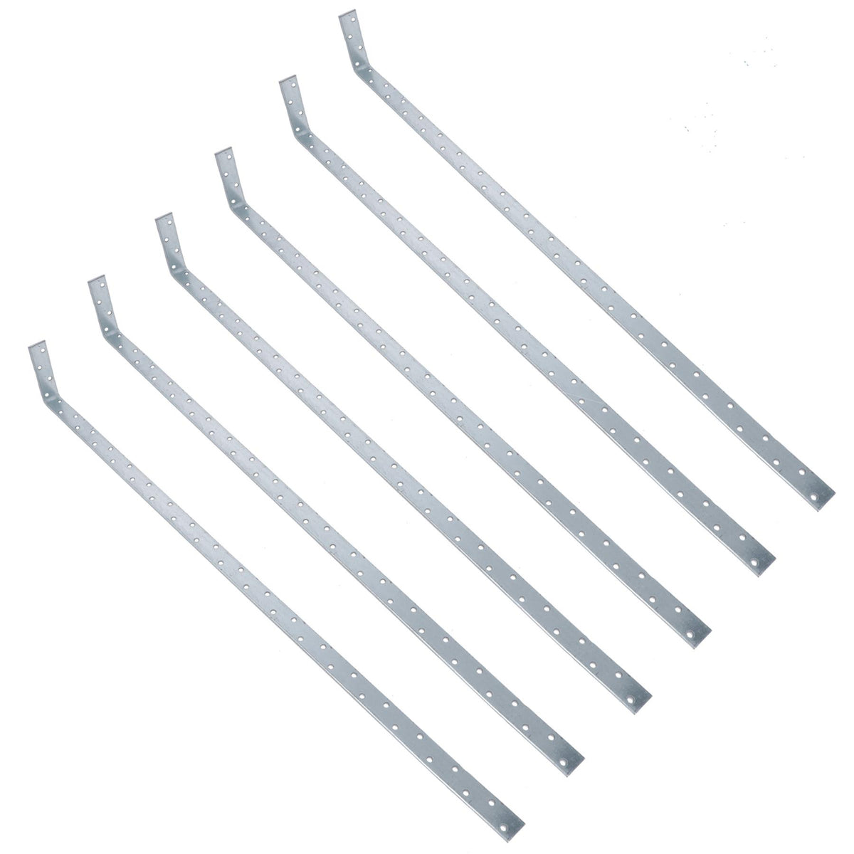 Horizontal Heavy Duty Restraint Strap 1000mm Length 100mm Bend Galvanised