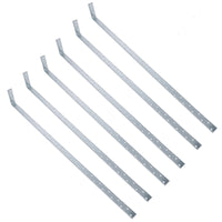 Horizontal Heavy Duty Restraint Strap 1000mm Length 100mm Bend Galvanised