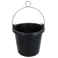 Tough Rubber Bucket Flexible Traditional Thick Rubber 7.5L with Rope Eye Boat