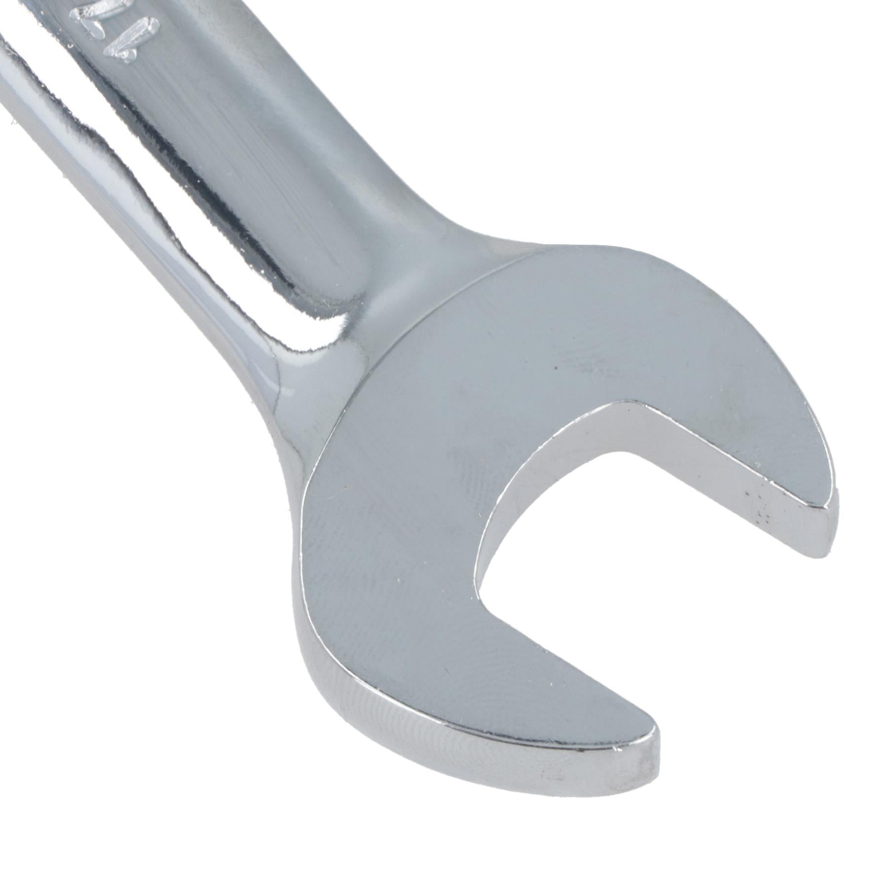 17mm metrischer Ratschen-Maulschlüssel, 72 Zähne, umkehrbar