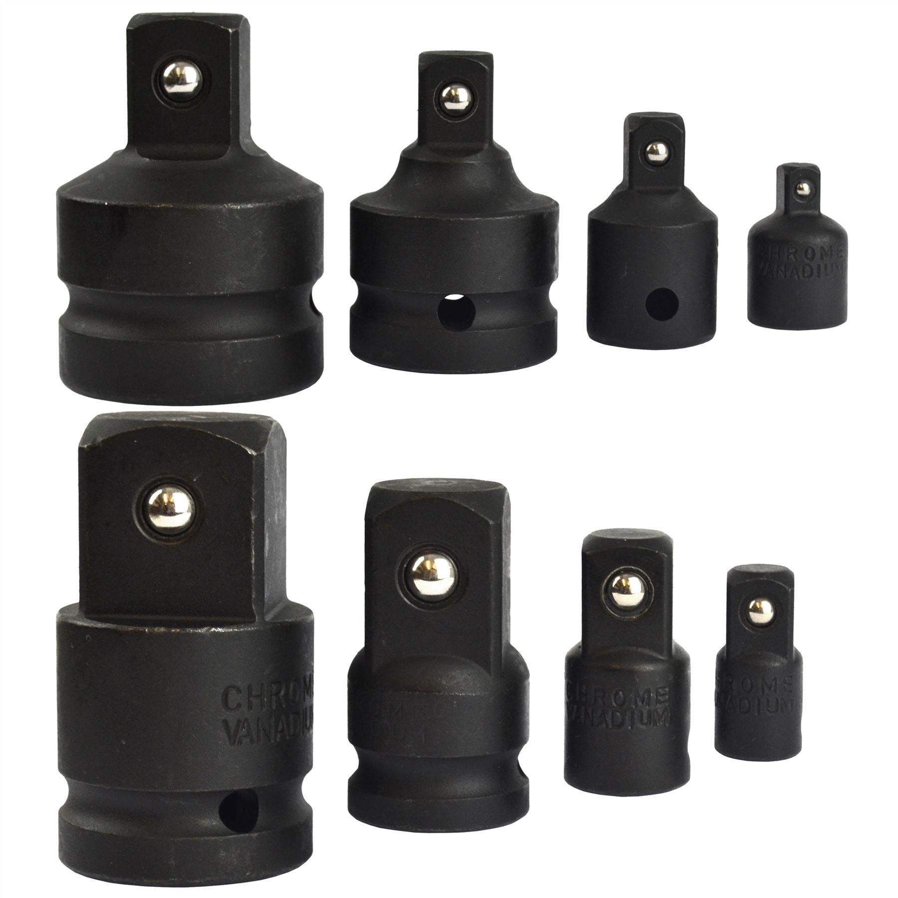 Adaptateur de douille Adaptateur réducteur Ensemble élévateur Impact 1/4" - 1" Ensemble de 8 pièces TE813