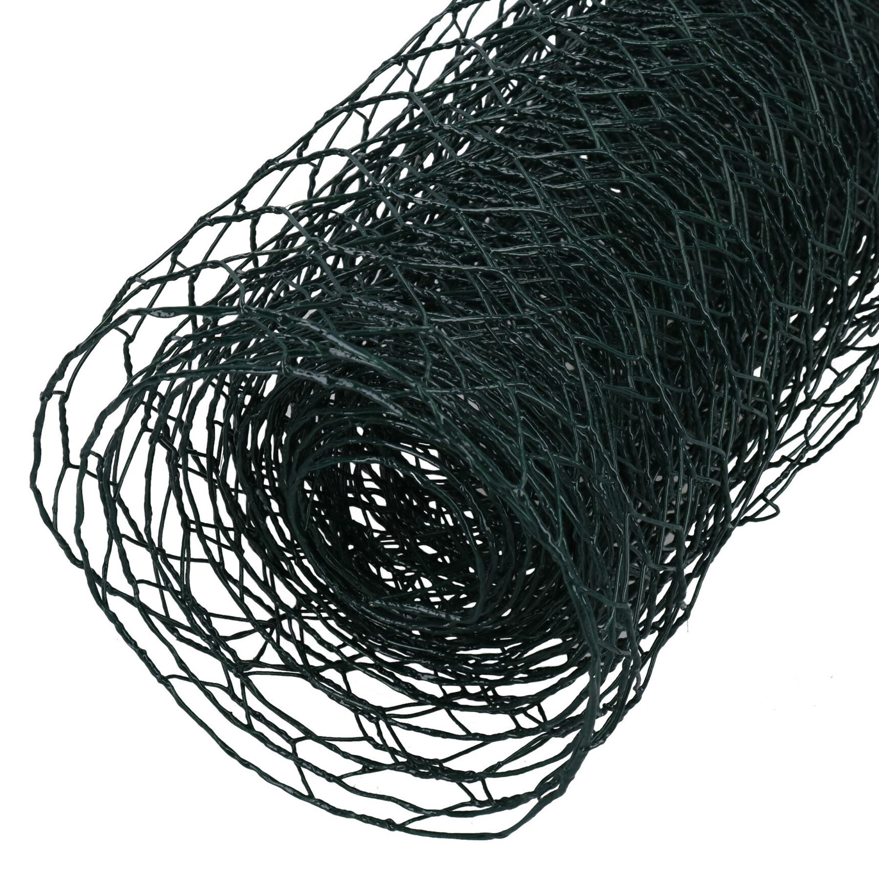 PVC Coated Galvanised Wire Netting Fencing Chicken Mesh With 25mm Hex