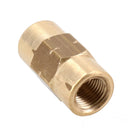 M10 x 1mm Brass Inline Brake Pipe Fitting Joiner Connector For 3/16” Pipe 5pc