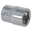 15mm 3/8" Drive Shallow Metric Socket Single Hex / 6 sided Bergen