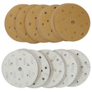 150mm Sanding Discs Aluminium Oxide Abrasive 500 Grit 15 Hole Hook + Loop