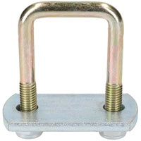 4 Pack M10 40mm x 70mm U-Bolt N-Bolt with Plates & Nuts HIGH TENSILE