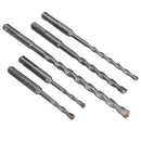 SDS Plus Shank Masonry Drill And Chisel Bit Set Tungsten Carbide Tips 10pc