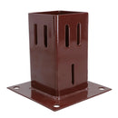 Easy Grip Fence Post Bolt Down Shoe Holder Support Clamp 75mm x 75mm
