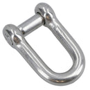 Countersunk Pin Dee Shackle 12mm Hex Socket Rigging Link Stainless Steel 316