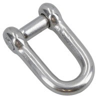Countersunk Pin Dee Shackle 12mm Hex Socket Rigging Link Stainless Steel 316