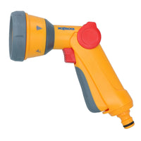 Hozelock Multi Spray Gun Soft Touch Water Nozzle Hose Pipe 5 Function Cleaning