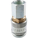 PCL 100 Series Female Coupler 1/2" BSP Female Thread & 3/8" Male Adaptors Fitting