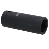 21mm Deep Metric Impact Impacted Socket 6 Sided Single Hex 1/2in Drive