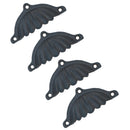 Furniture Door Pull Handle Cast Iron Cupboard Drawer Chest Shell Cup Clam