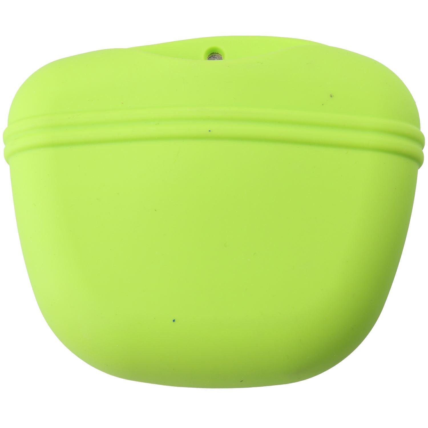 Sac à friandises portable en silicone à ouverture magnétique pour chien avec clip