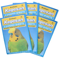 Sanded Sheets Sandpaper Cage Lining Budgies Caged Birds - 4 Sizes Available