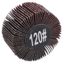 60mm 120 Grit Abrasive Flap Wheel Discs Sanding Rust Removal 6mm Shank