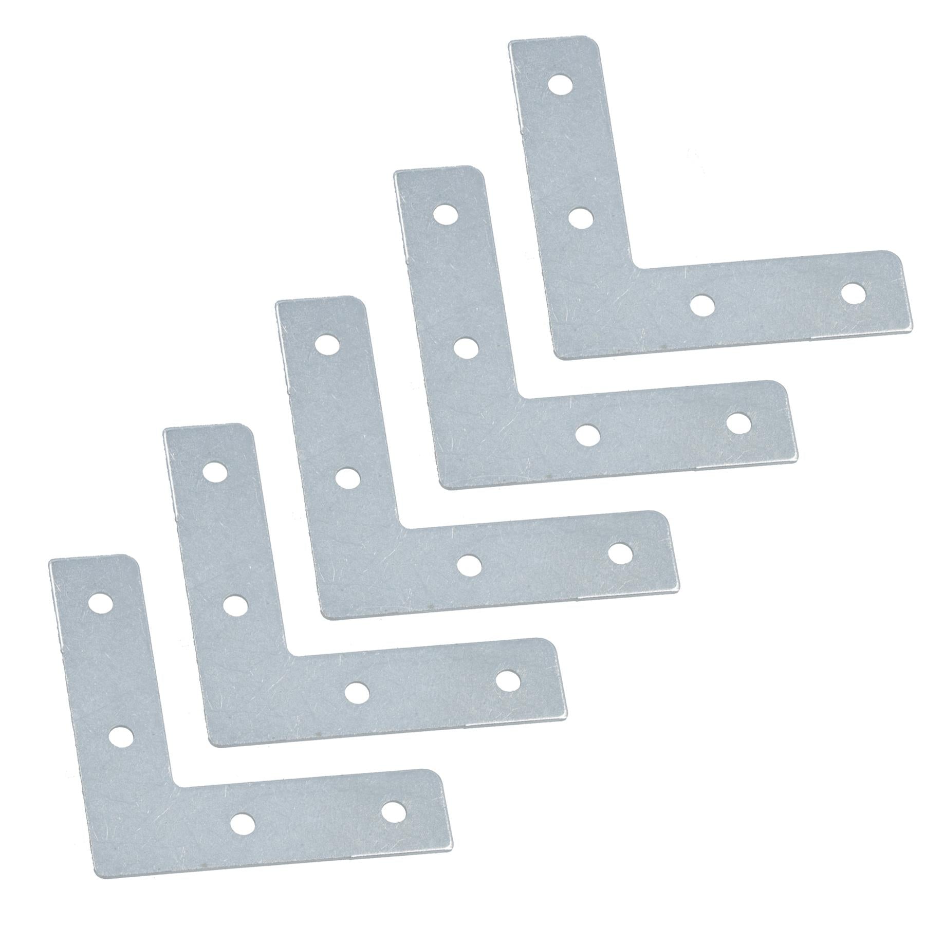 63.5mm (2.5in.) Corner Mending Plate Angle Bracket L Shape Reinforcing Repairing