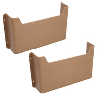 Pochette de rangement en plastique beige pour porte de placard de conversion de camping-car