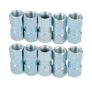 Raccord de raccord de tuyau de frein femelle en ligne M10 x 1 mm pour tuyau 3/16" 10 pièces