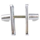 Aluminium Door Handle Straight Lever Internal Latch Spring Loaded With Fixings