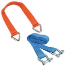 Tow Rope & Axle Strap 5000kg Recovery Winch Sling 4m Car Transporter Trailer