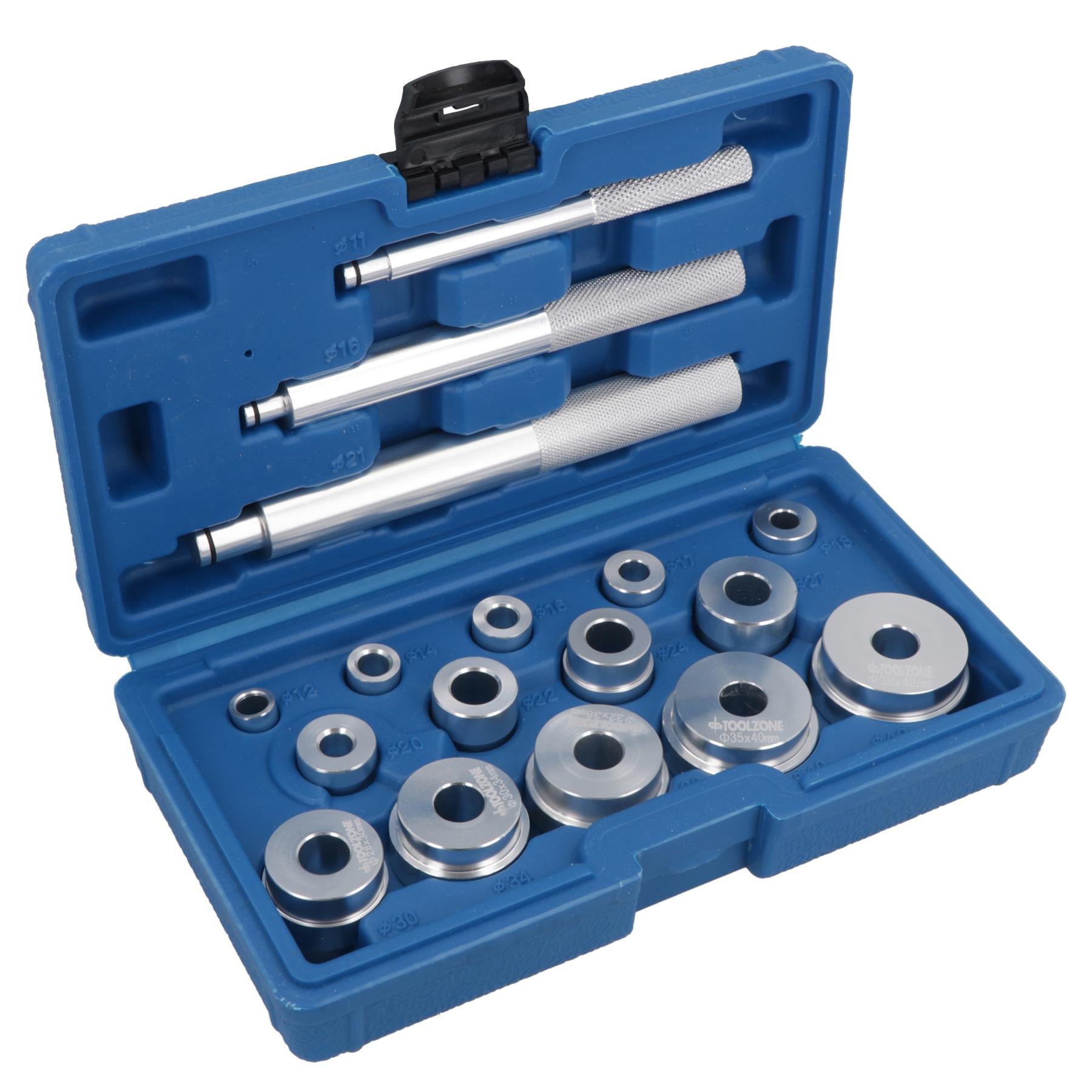 Bush Bearing Race Seal Driver Kit For Bushings Wheel Bearings Metric Sizes 17pc