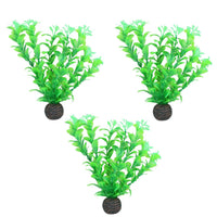Aquatic Aquarium Fish Tank Self Sinking Middle Silk Plant H-20cm (No2) 3PK
