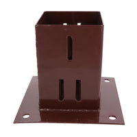 Easy Grip Fence Post Bolt Down Shoe Holder Support Clamp 100mm x 100mm