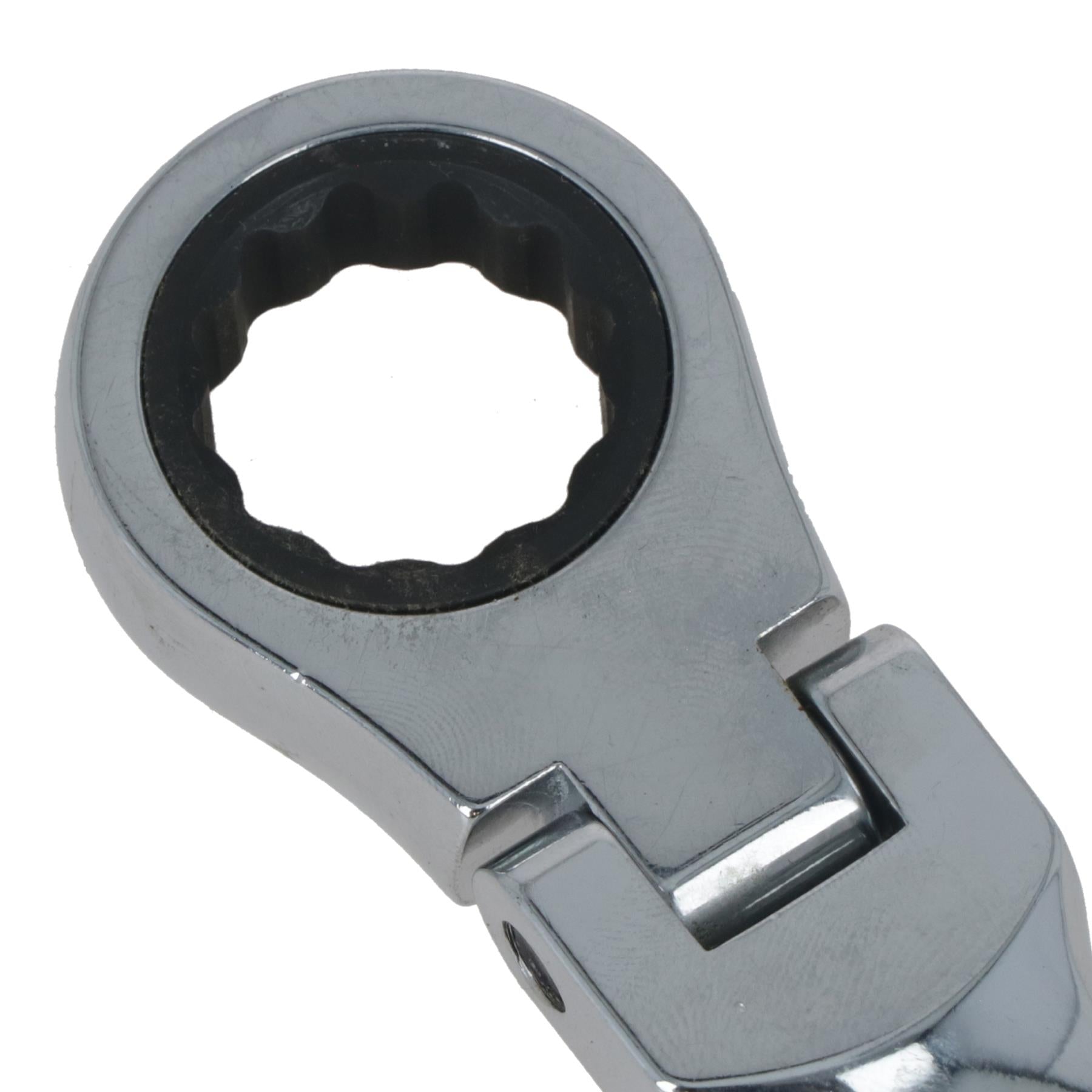 5pc Flexi Stubby Ratchet Spanner 10-19mm Metric Wrench Geared 72 Teeth CRV
