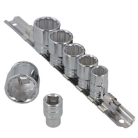 Douilles Whitworth BSF BSW 3/8" peu profondes et profondes 14 pièces 12 pans Bi-Hex