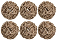 6PK Large Small Animal Rabbit Guinea Pig Sea Grass Fun Ball  Activity Toy Gift