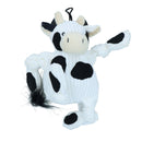 Small Cow Knottie Plush Durable Multi Squeaky Dog Puppy Toy 7x12x18cm