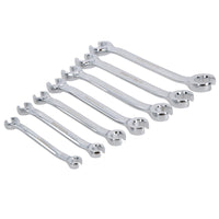 Metric Brake Gas Fuel Pipe Flare Nut Spanner Wrench 8mm – 24mm 7pc Set
