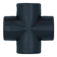 Polypropylene PP 3/4in BSP Female Threaded Cross Way Tee Piece 4 Way