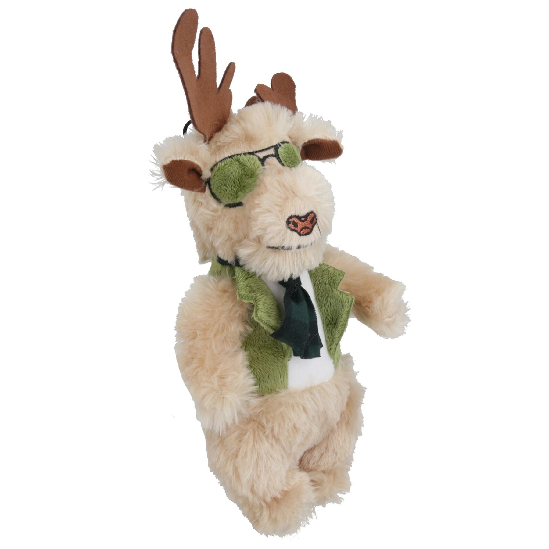 Plush Dandy Dude Deer Dog Puppy Play Time Soft Toy With Squeaker