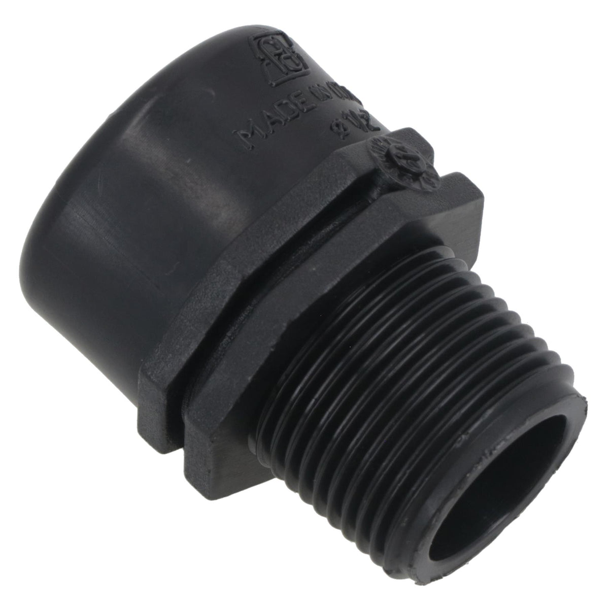 Polypropylene PP Threaded Reducing Socket Female – Male 3/4in – 1/2in BSP