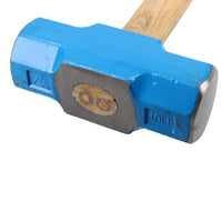 10Lb (4.5kg) Sledge Lump Hammer With Smooth Hickory Wood Shaft Handle