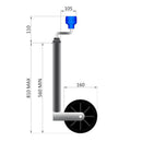 34mm Jockey Wheel with Clamp Mount for Erde Daxara TR004_TR184