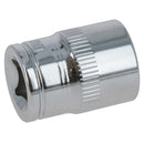 15mm 3/8" Drive Shallow Metric Socket Single Hex / 6 sided Bergen
