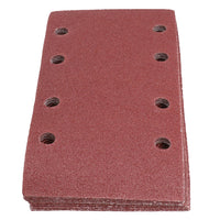 Hook + Loop 1/3 Sheet Sanding Sander Sandpaper Pads 80 Grit 200 Pack