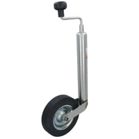 48mm Jockey Wheel Heavy Duty for Trailers Caravans 200mm with Solid Wheel