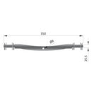 Boat Roller Wing Bracket & Stem Post with Non Marking Rollers Dumbbell Trailer