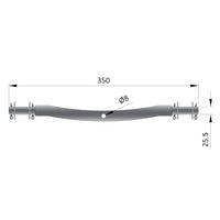 Boat Roller Wing Bracket & Stem Post with Non Marking Rollers Dumbbell Trailer