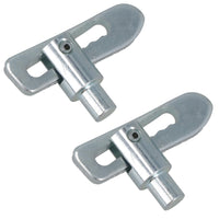 Weld-On Antiluce 12mm Barrel 8mm Boss Fasteners Tailgate Drop Catch Trailer Truck Horsebox