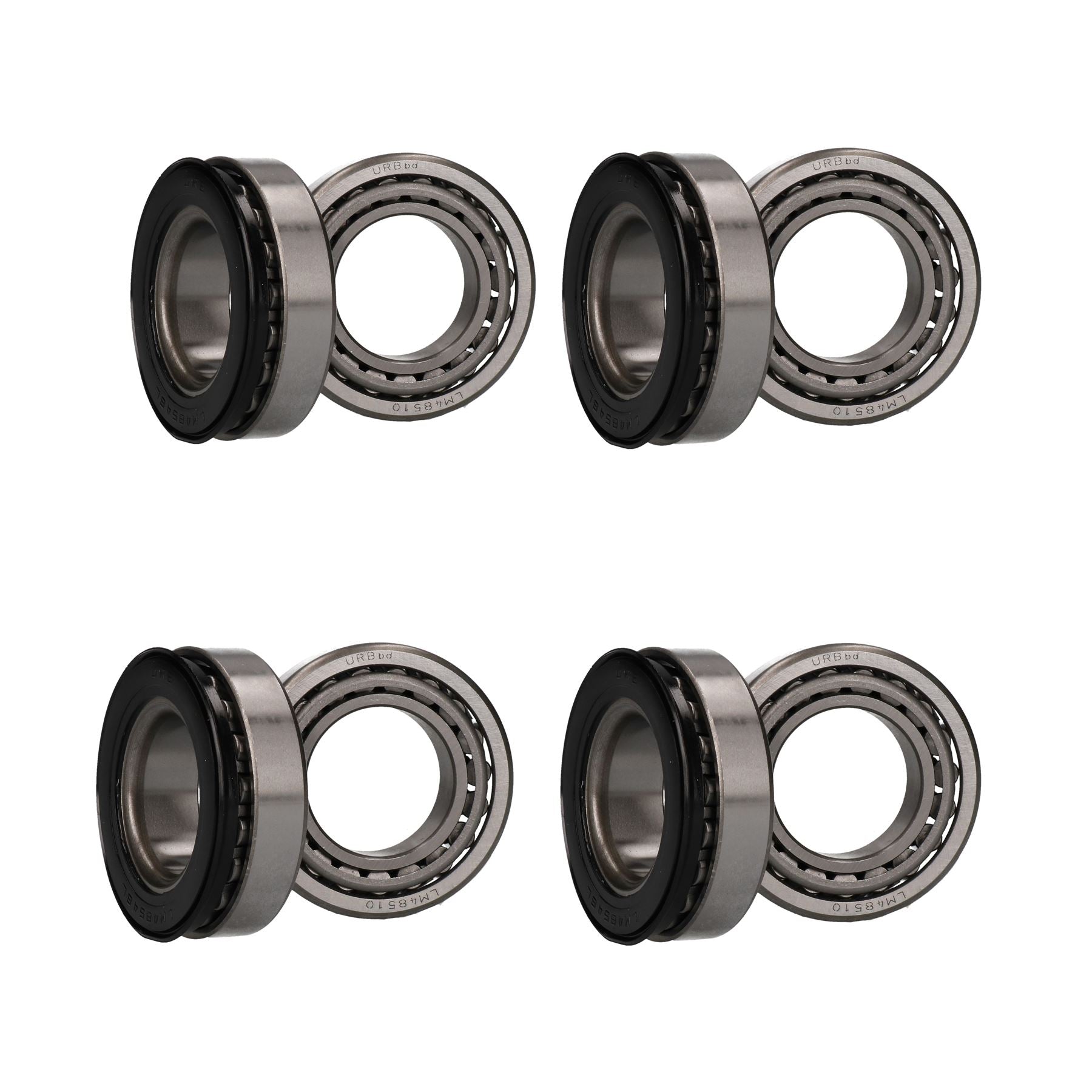 4 x Wheel Bearing Kit for Braked Indespension Boat Trailers Twin Axle