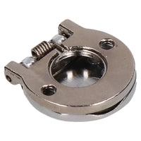 Polished Chrome Spring Loaded Key Escutcheon Cover 27mm for 12mm Hole