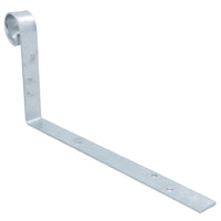 Scrolled Hip Iron 300mm x 150mm Galvanized Bracket Slate Roof Tile 3mm