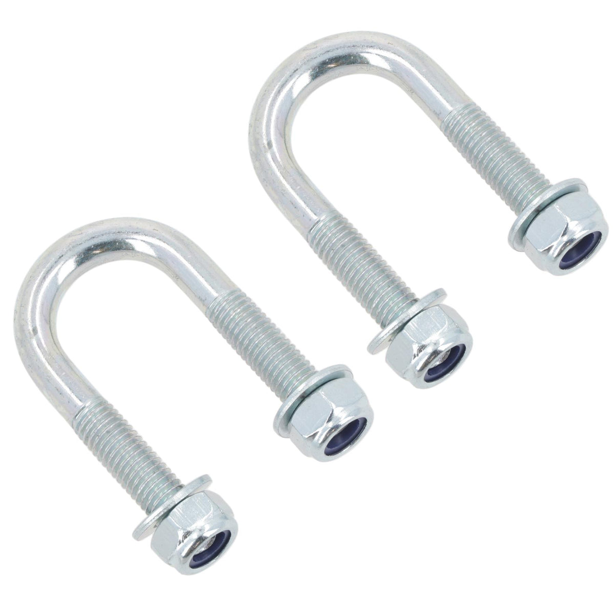 M8 Round Bend U Bolt 21mm x 50mm Width x Length Pipe Clamp Fixing